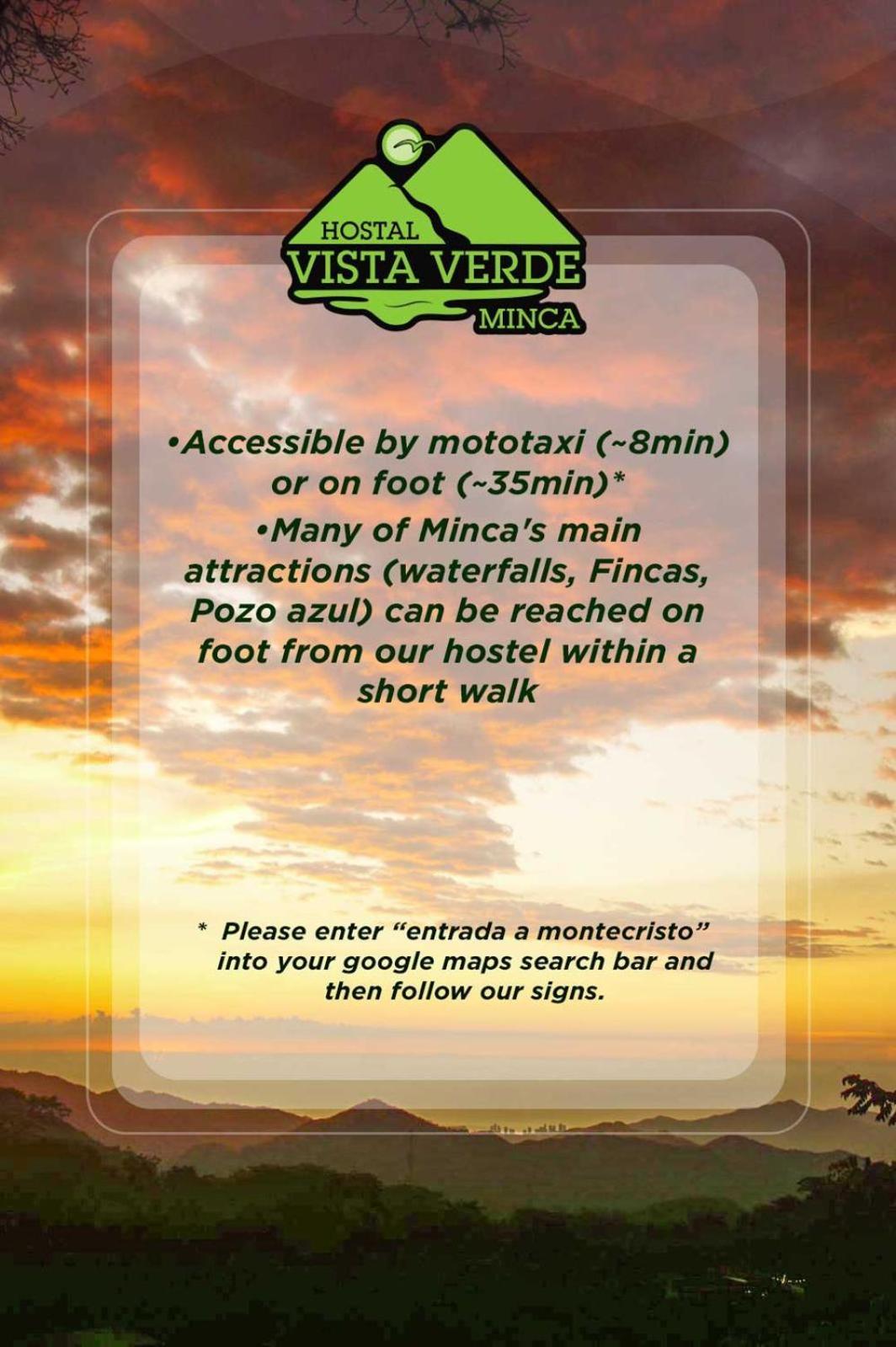 Hostal Vista Verde Minca Luaran gambar